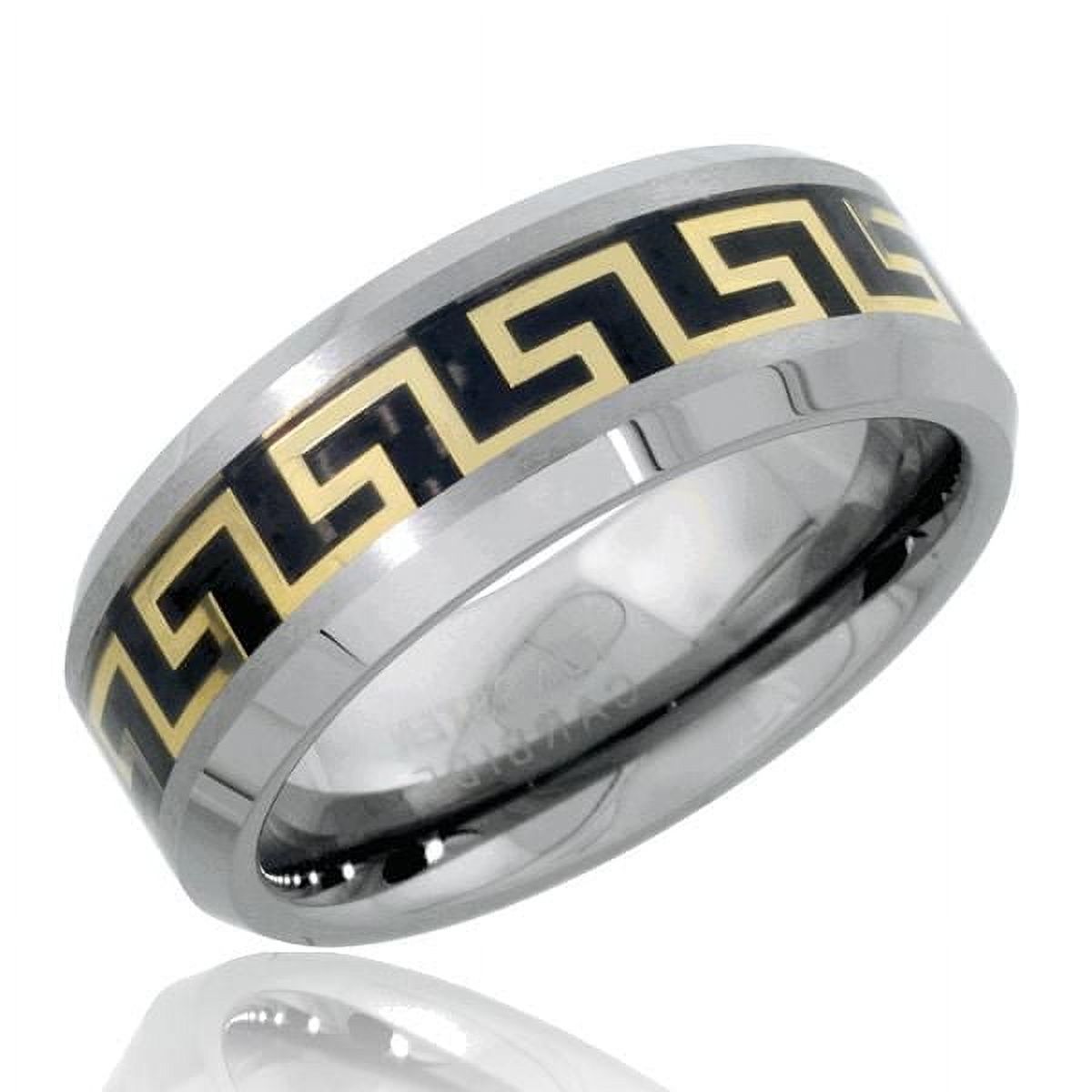 Men's Titanium Ring w/Carbon Fibre Inlay