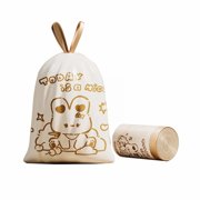 Gkeoshab Rubbish Bags Big Trash Bags 4.5 Gallon Unscented， Small Garbage Bags For Bathroom Bedroom Mini Printed Small Trash Bag Cute Small Trash Bag.60 Count Home & Garden