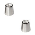 thumbnail image 1 of stanreset Hot Sale 1PC Stainless Icing Piping Nozzle Cream Cake Decorating Pastry Tip Fondant Cake Tools Kitchen Baking Gadgets No.01 2Set, 1 of 6