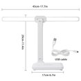 thumbnail image 3 of Meitianfacai Double Lighting LED Rechargeable Desk Lamp Eye Protection Learning Children's Radio Lamp Bedroom Bedside Lamp, 3 of 9