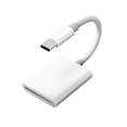thumbnail image 1 of Amdohai Type-C to SD Card Camera Reader Adapter SD Card Reader for Type-C Devices, White, 1 of 7