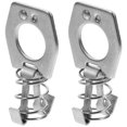 thumbnail image 1 of KAKOWELY 2 Pcs Water Heater Door Cam Locks Rv Water Heater Fastener Stainless Steel Rv Parts,1.46X"X0.83"X0.67", 1 of 5