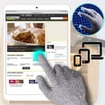 thumbnail image 4 of Cut Resistant Glove, Kitchen Gloves, Butcher Safety Level 5 Protection Gloves, Kitchen / Outdoor / Explore Safety Cut Resistant Gloves, Gray 1 Pair (L), 4 of 5