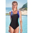 thumbnail image 3 of Charmo Women's One Piece Sport Swimsuit Racerback Water Aerobic Bathing Suit, 3 of 7