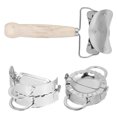 thumbnail image 2 of Goick Dumpling Maker-304 en Acier Inoxydable Manuel Dumpling Faire Outil Set Dumpling Emballage Outil Ustensiles de Cuisine, 2 of 8