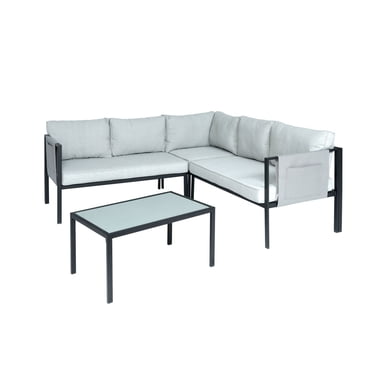 Dura Sonoma 4 Piece Set (2 seaters, corner,table)