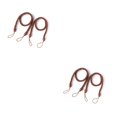 thumbnail image 1 of stanreset 1/2/3/5 2 Pieces Household Hotel Polyester Curtain Holdback Living Room Drape Tieback Draperies Decorative Holder Waved Rope Coffee 2PCS, 1 of 6