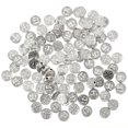 thumbnail image 1 of About 100pcs Round Beads Alloy Crucifix Jesus DIY Jewelry Making Spacer Beads, 1 of 4