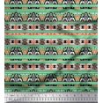 thumbnail image 1 of Soimoi Georgette Viscose Fabric Aztec Southwestern Printed Craft Fabric by The Yard 42 Inch Wide, 1 of 3