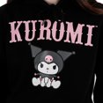 thumbnail image 2 of Hello Sanrio Kuromi Juniors Black Sweatshirt-XL, 2 of 2