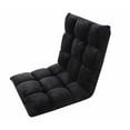thumbnail image 1 of Velago Clam Adjustable Folding Plush Floor Gaming Chair, 1 of 3
