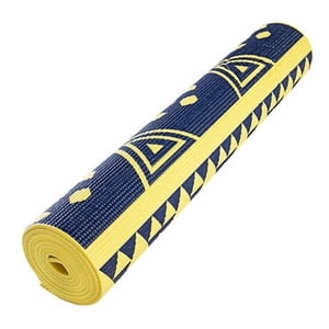 Maji Sports Printed Pvc Yoga Mat Yellow