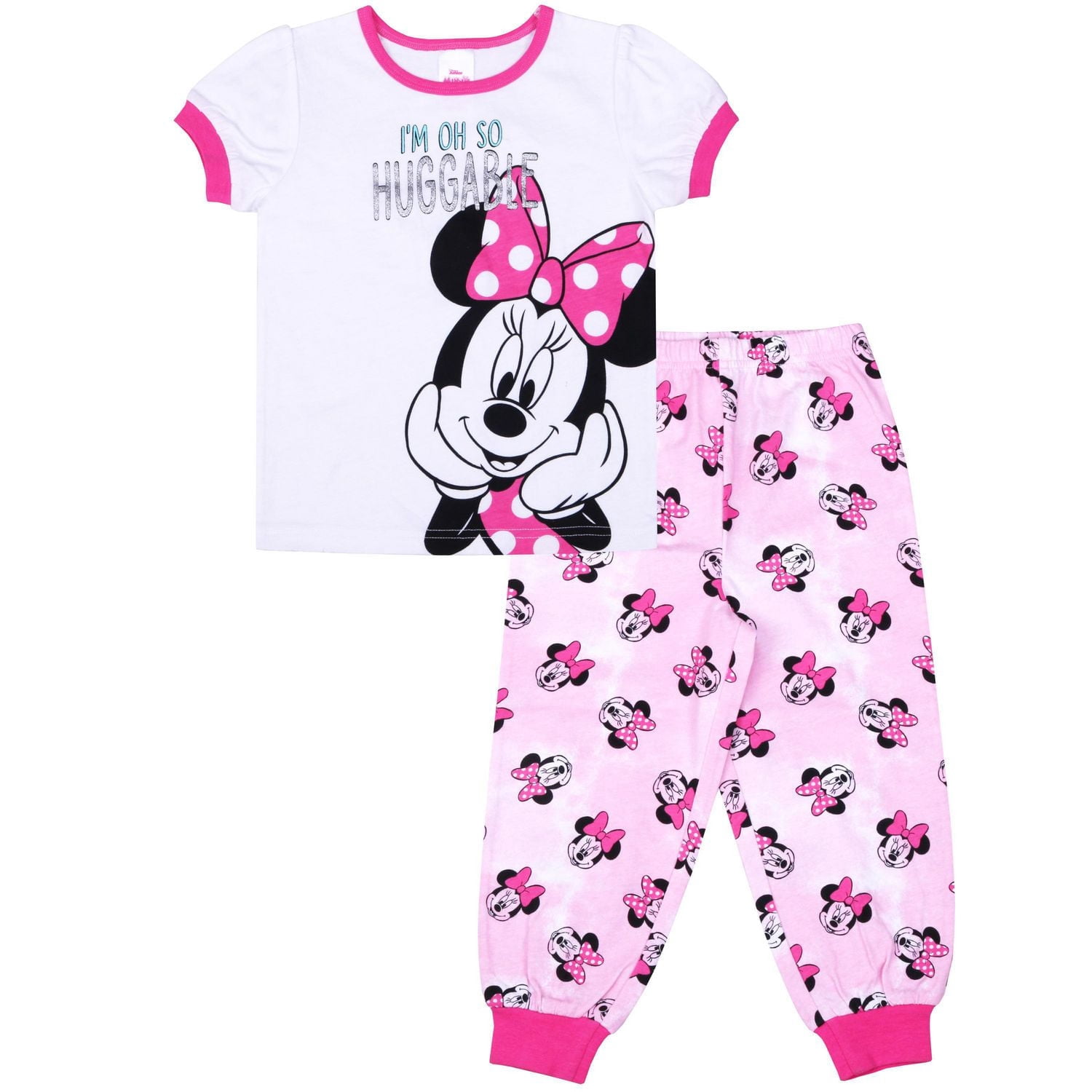 Minnie Mouse two piece pyjama set for girls