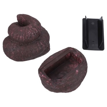 Uxcell Cacher une Clé à l'Extérieur, Faux Tabouret Cacher une Clé de Rechange Extérieur Imperméable Cacher la Clé Décoration Rangement Sécuritaire Boîte à Serrure Porte-Clés Caché pour Décoration de Jardin à l'Extérieur, Brun Foncé