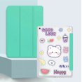 thumbnail image 1 of Tablet Cover For Samsung Galaxy Tab A 10.1'' (2019) Leather Smart Folio Case For SM-T510 SM-T515 Protective Cases capa Mint(A2 Sticker) SM-T510 SM-T515, 1 of 6