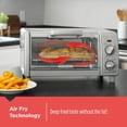 thumbnail image 3 of BLACK+DECKER Crisp N Bake Countertop Air Fryer 4 Slice Toaster Oven, Gray, 3 of 8