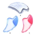 thumbnail image 2 of Facial Massage Scraper Acrylic Scraping Board Face Scraper face scraping board Massage Tool, 307, Transparent, 2 of 7