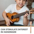 thumbnail image 2 of DIY Ukulele Neck Wooden Blank Concert Ukulele Neck Handwork Guitar Ukulele Neck, 2 of 8