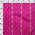 thumbnail image 2 of oneOone Polyester Lycra Fabric Stripe & Swirl Ikat Printed Fabric 1 Yard 56 Inch Wide, 2 of 4