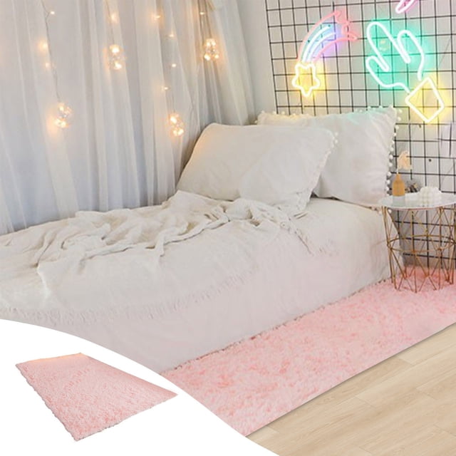 XYAIYT Soft Area Rug for Bedroom Shag Carpet with Antiskid Backing Furry Indoor Throw for Nursery and Dorm Easy to Clean Cozy Polyester Material for Living Room