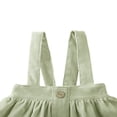thumbnail image 4 of Toddler Baby Girl Suspender Skirt  Cute Adjustable Strap Button Front Overall Skirt, 4 of 7