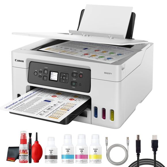 Canon MAXIFY GX3020 MegaTank All in One Printer Business Bundle