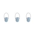 thumbnail image 1 of Transemion ABS Decorate With Lightweight Planter With Removable Strape And Wall-Mount Option Inner Layer Hollowed Out For Better Blue 8.7*9.5*20.5cm 3Set, 1 of 6