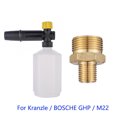 thumbnail image 1 of Car Wash Foamer 600ML Foam Spray Car Wash Bottle Water-saving Adjustable Nozzle Adapter, Adapter Replacement for M22, 1 of 7