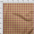 thumbnail image 3 of oneOone Rayon Mustard Yellow Fabric Check Sewing Craft Projects Fabric Prints By Yard 56 Inch Wide, 3 of 4
