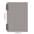 Bindeb Notebook Birdeem Grid Notebook A5, Refillable Ring Binder, Detachable Pages ...