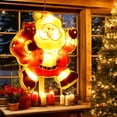 thumbnail image 1 of Christmas Window Lights under 5! CQCYD Christmas Window Hanging Lights, LED Decorative Lights for Shop and Home, Battery Powered Suction Cup Lights for Holiday Decor, 1 of 5