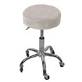 thumbnail image 2 of GROWTH TANK Housse de Tabouret Ronde de Remplacement Housse de Coussin de Siège, pour Café Bureau Blanc, 2 of 4