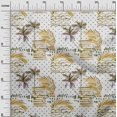 thumbnail image 3 of oneOone Velvet Lime Green Fabric Tropical Craft Projects Decor Fabric Printed By The Yard 58 Inch Wide, 3 of 4