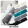 thumbnail image 3 of mmirethe Sink Spatter Guard For Kitchen Food Grade Materials Easy To Store Wide Application No Cracking green black 76*14.5cm 1Set, 3 of 6
