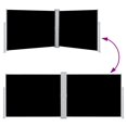 thumbnail image 3 of vidaXL Retractable Side Awning Black 140x1000 cm, 3 of 5