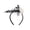 A, variant on Fridja Christmas Decorations Halloween Escape Room Party Dress Up Headdress Hairb