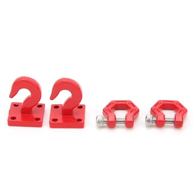 Wchiuoe RC Spare Parts, RC Car Accessory RC Car Trailer Hook 2pcs Climbing Toy Accessory 1/10 RC Car Hook, For Toy Car Rc Car