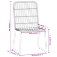 thumbnail image 4 of vidaXL 3 Piece Garden Dining Set Oak, 4 of 4