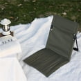 thumbnail image 2 of Portable Ultralight Folding Chair For Outdoor Camping Fishing Or Backpacking With Backrest And Compact Design In Black E-215 Black, 2 of 8