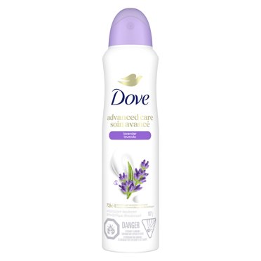 Dove Advanced Care Antiperspirant Deodorant Dry Spray Lavender, 107 g