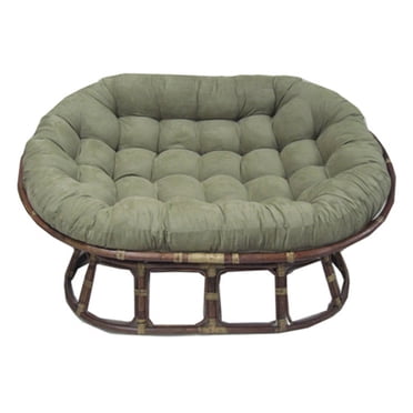 Blazing Needles 78 x 58 in. Oversize Double Papasan Micro Suede Cushion