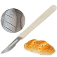 thumbnail image 2 of HCBY Bread Lame Scoring Knife, Stainless Steel & Sourdough Scorer with Measurement Markings, Professional Bread Trimming Tool for European Artisan Baking (White,6.06"x0.55"), 2 of 7