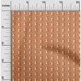 thumbnail image 2 of oneOone Viscose Jersey Rust Brown Fabric Abstract Texture Fabric For Sewing Printed Craft Fabric By The Yard 60 Inch Wide, 2 of 5