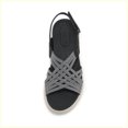 thumbnail image 4 of IUJSOY Platform Sandals for Women Cross Strap Open Toe Slingback Anti-Slip Beach Walking Shoes, 4 of 9