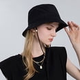 thumbnail image 4 of Women Sun Hat Wide Brim Protection Beach Hat Adjustable Bucket Hat Summer Hats, 4 of 4