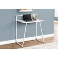 thumbnail image 1 of Monarch Specialties Computer Desk, Home Office, Laptop, 30"l, Work, Metal, Laminate, White, Contemporary, Modern, 1 of 3