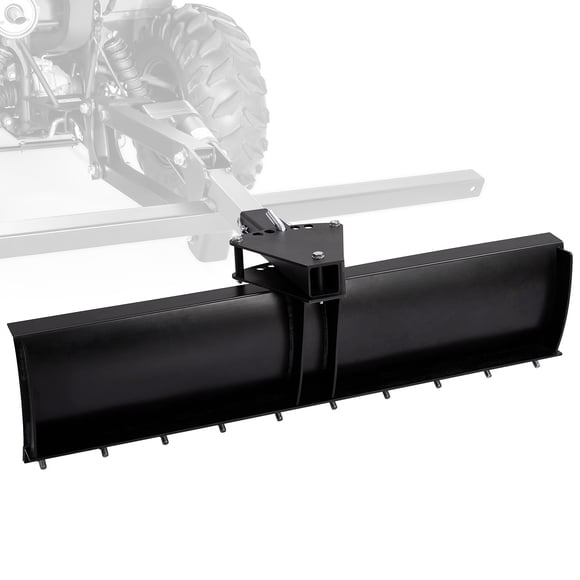 AKDSteel Lame de Grattoir pour ATV, 2 Lames Arrière avec Récepteur d'Attelage de 2 Pouces