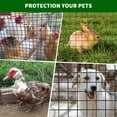 thumbnail image 3 of Durable Galvanized Hardware Cloth – Welded Wire Mesh Roll, Black, Multiple Mesh Sizes, 16/23 Gauge – Sturdy Garden & Farm Fence, Poultry and Livestock Protection, Tree Guard, Animal Barrier, 3 of 7