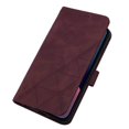 thumbnail image 1 of PANDACO Étui Portefeuille en Suède Couleur Vin pour iPhone 14 Pro, 1 of 4