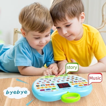 CQCYD Liquidation Jouets à Moins de 5 $ Tablette pour Enfant Tablette d'Apprentissage pour Tout-Petit Jouet Interactif avec Écran - Jouets Éducatifs Cadeaux Amusants - Musique/piano/abc/nombres/mots/épeler/animaux - pour Garçons&Filles 3+
